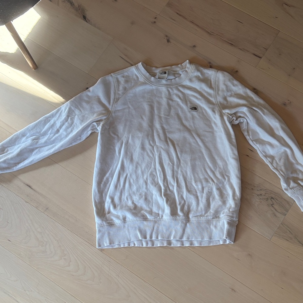 The North Face WOMENS cream/white Crewneck Sweater